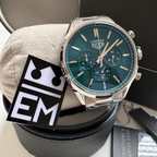 TAG Heuer Carrera Chronograph – Emerald Green – Stainless Steel Bracelet