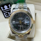 Rolex Datejust 41 – Anthracite Dial with Roman Numerals