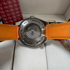 Omega Seamaster Planet Ocean “Co-Axial Chronometer” – Blue/Orange | White Dial