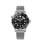 Omega Seamaster “Diver 300M” Black/Mesh Bracelet
