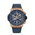 Big Bang Unico Blue Rose Gold Skeleton