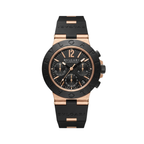 Bvlgari Aluminium Chronograph Black/Rose Gold